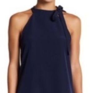 Vanity Room Women's Navy Blue Sleeveless Dress